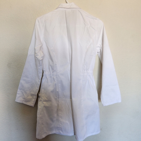 Dickies updated missy fit lab coat white pockets style 84402-34" sz XS GUC scrub - Picture 8 of 16